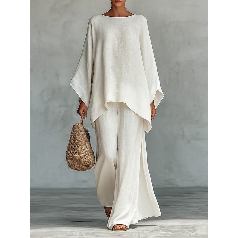 Sleeveless Bolero Top & Casual Pants Set