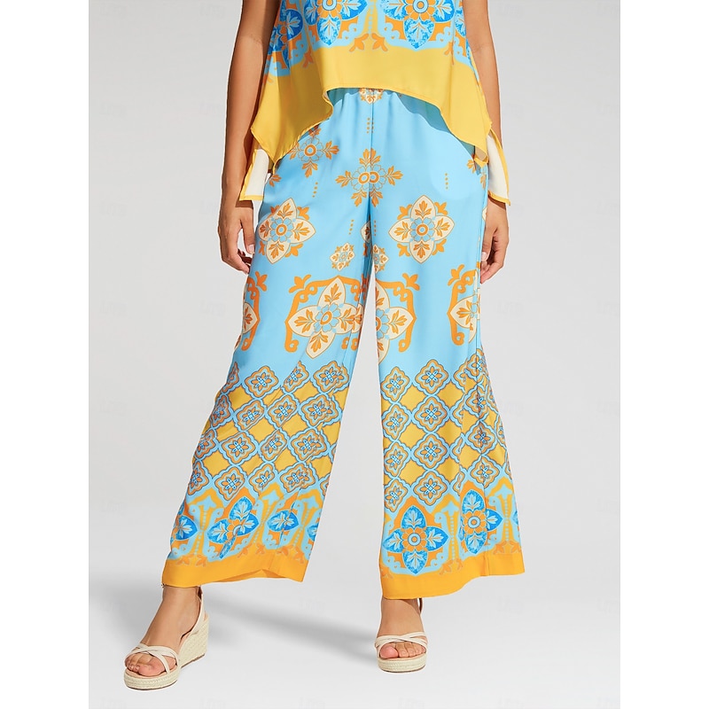 Satin Bohemia Wide Leg Pocket Pants 2026 - $79.99