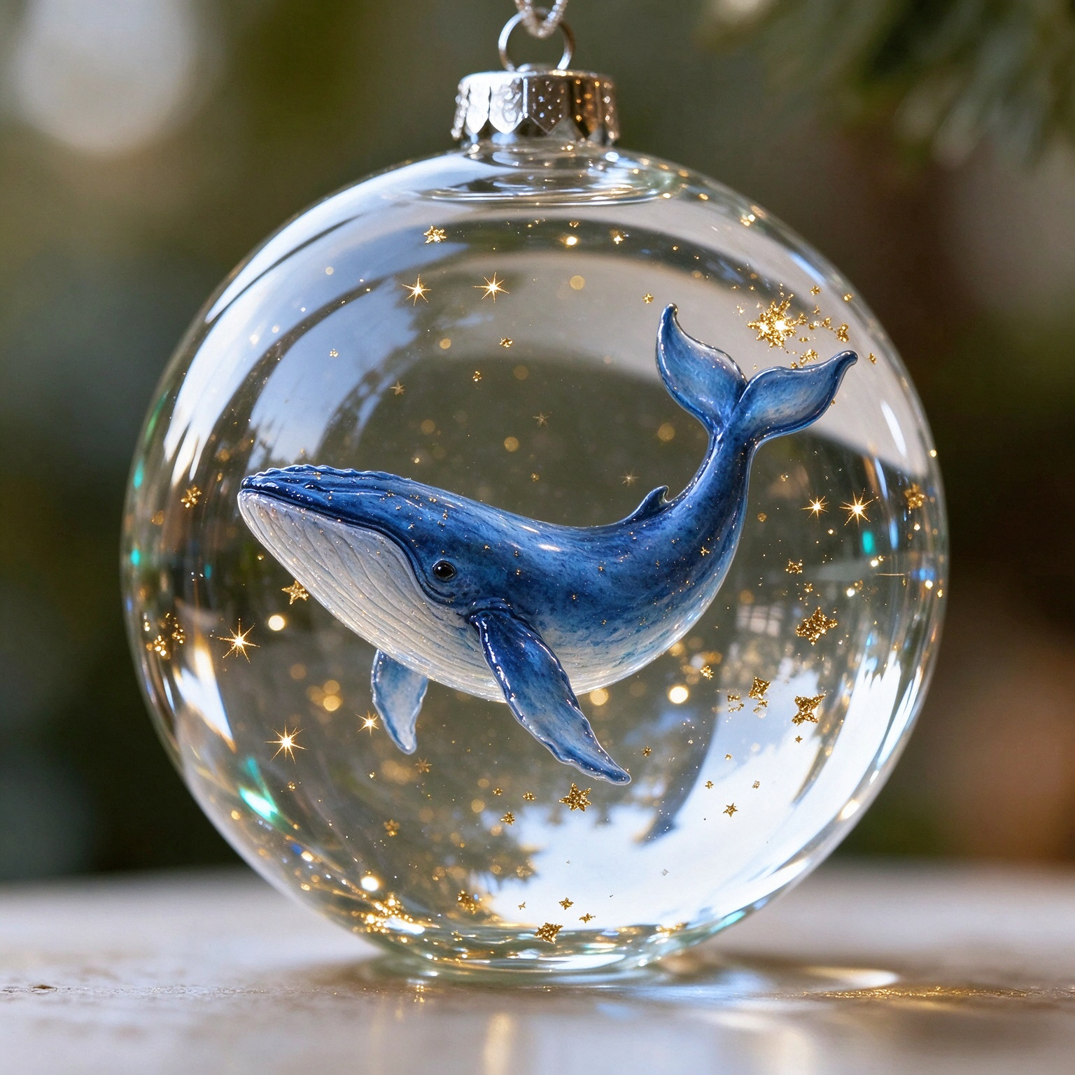 ⏳ Last Day 49% OFF –Nordiston™ 3D Ocean Wonders Glass Christmas Ornaments