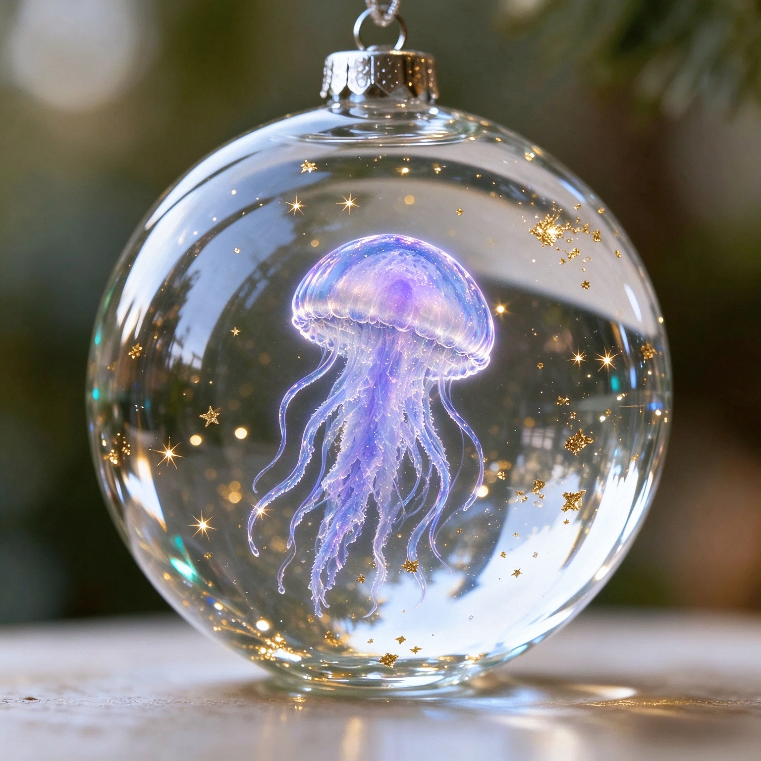 ⏳ Last Day 49% OFF –Nordiston™ 3D Ocean Wonders Glass Christmas Ornaments