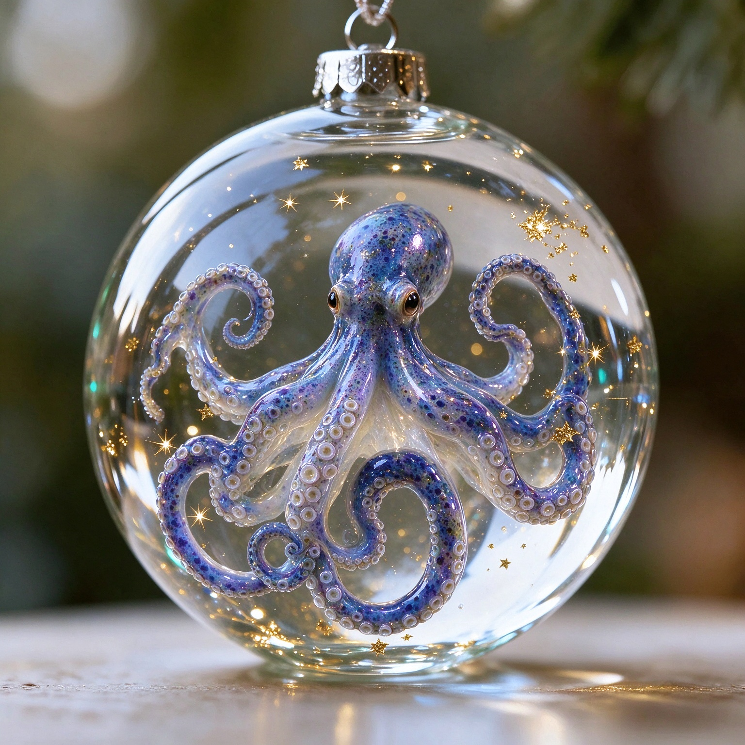 ⏳ Last Day 49% OFF –Nordiston™ 3D Ocean Wonders Glass Christmas Ornaments