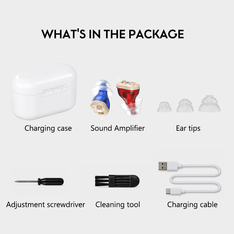 Audelvia CIC Rechargeable Sound Amplifier