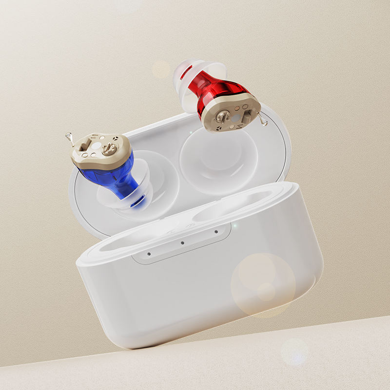 Audelvia CIC manual controls and in-ear design