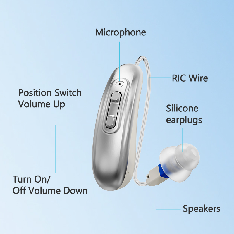 Audelvia RIC Rechargeable Sound Amplifier