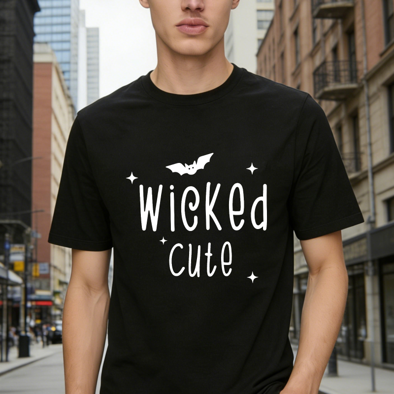 Wicked Cute Bat Halloween Graphic Unisex Classic T-shirt