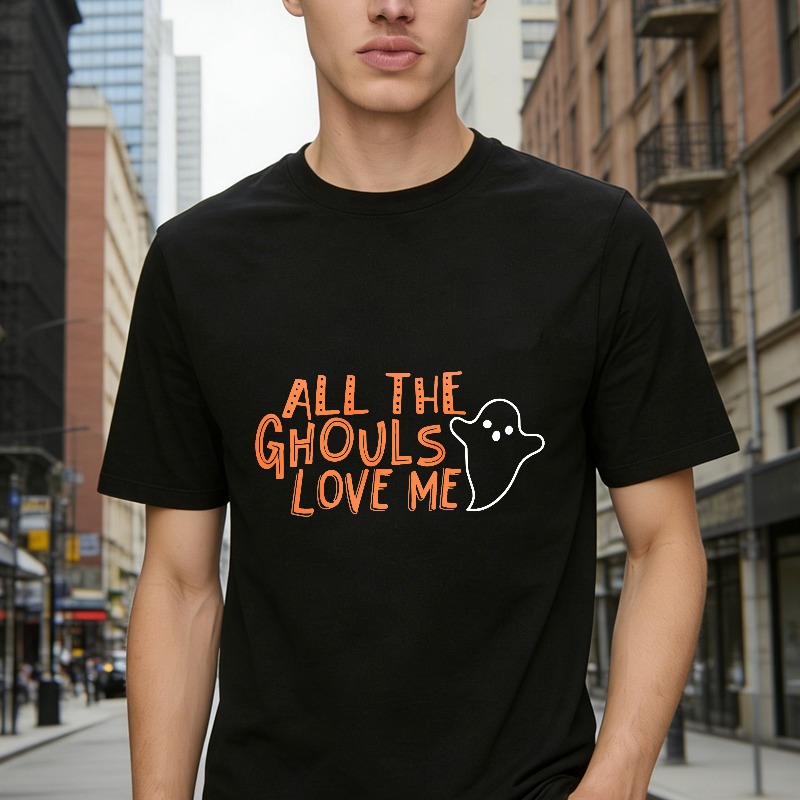 All The Ghouls Love Me Ghost Halloween Unisex Classic T-shirt