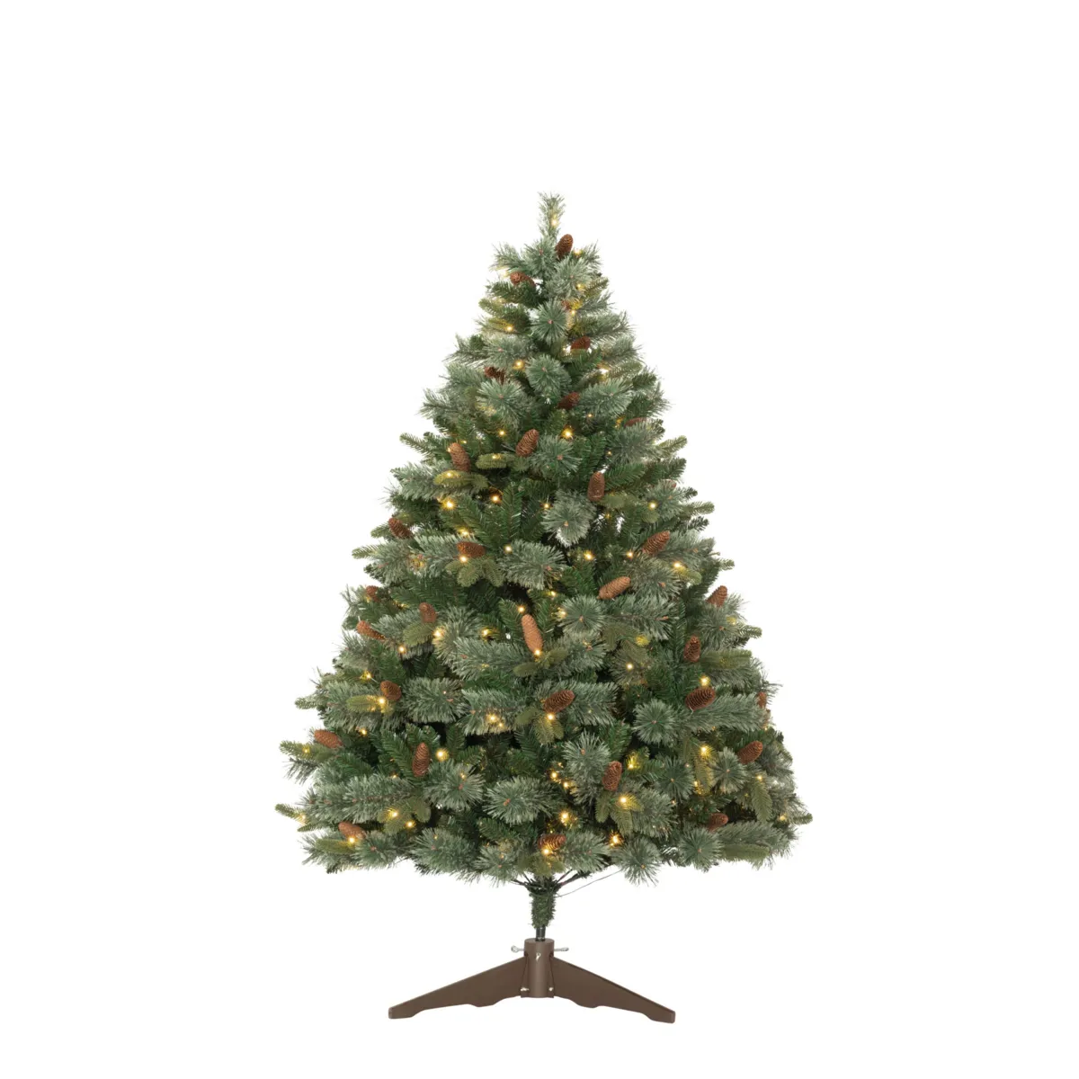 Sapin de Noël artificiel lumineux Everest – 180 cm, vert et LED blanc chaud