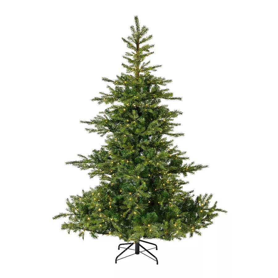 Sapin de Noël artificiel Alpine – 210 cm, 550 LED blanc chaud