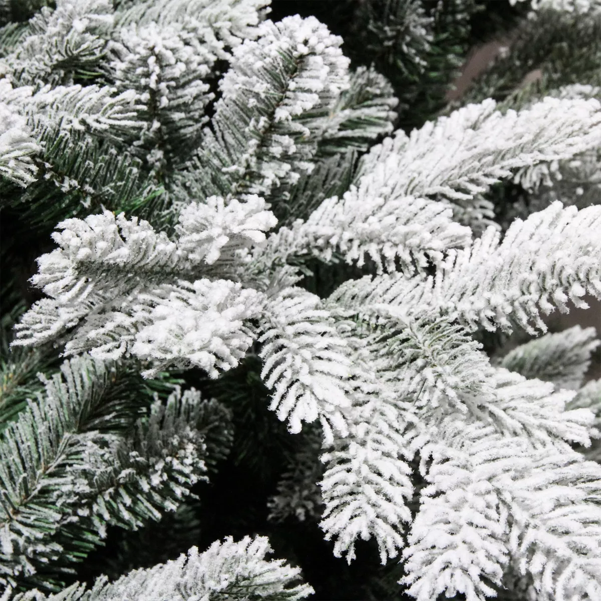 Sapin de Noël artificiel enneigé Mont-Blanc – 210 cm, vert