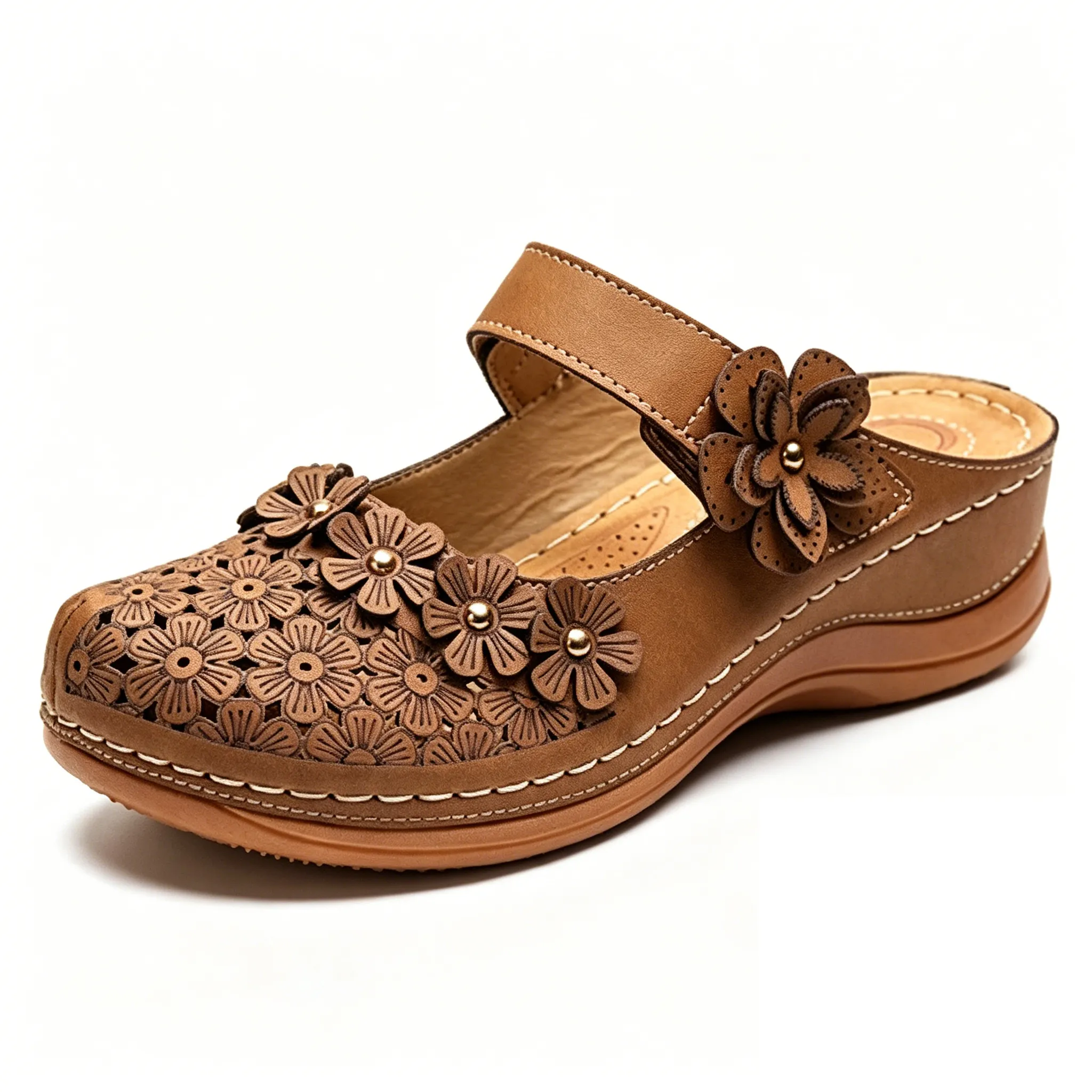 Women Comfortable Vintage Wedges Orthopedic Sandals