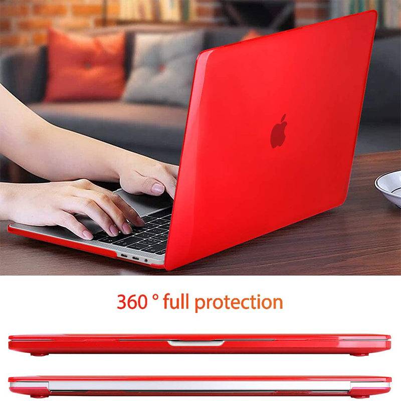 Transparent red | Macbook case customizable-BELKCASE