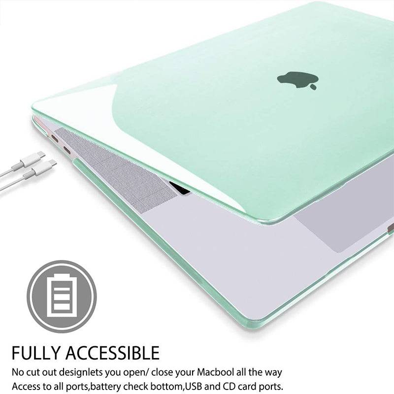 Transparent green  | Macbook case customizable-BELKCASE