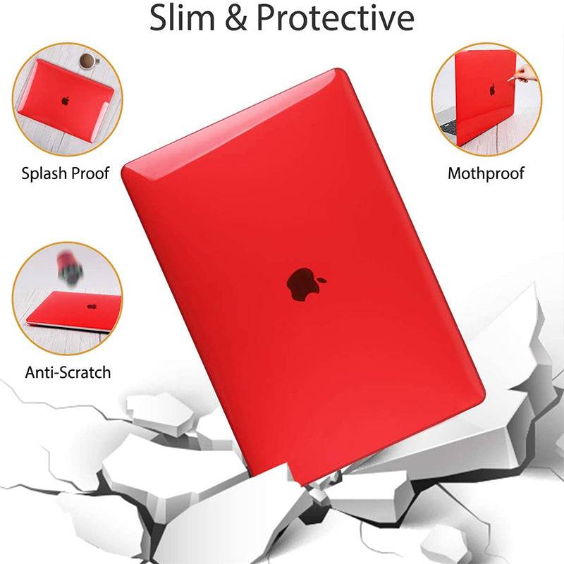 Transparent red | Macbook case customizable-BELKCASE