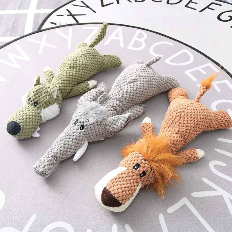 Indestructible Plush Dog Toy