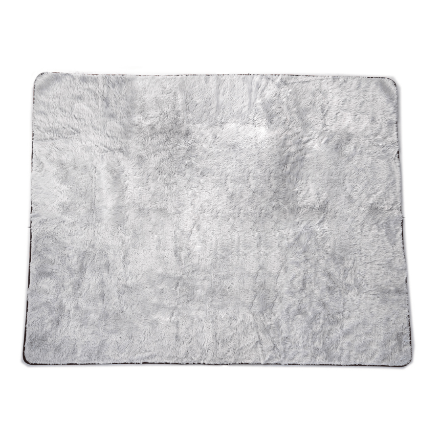 amoraspot Summer Short Fur Waterproof Throw Blanket - Grey