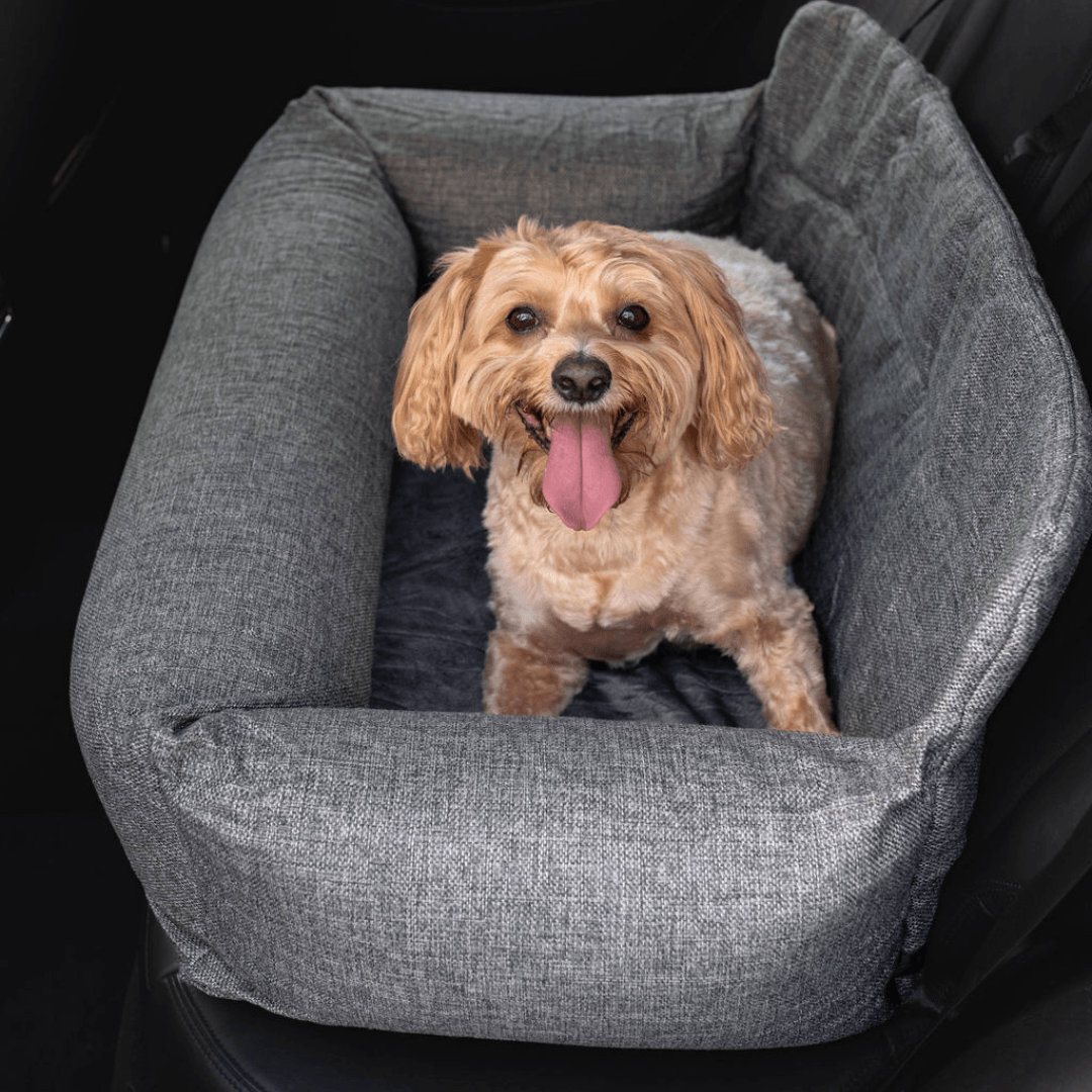amoraspot Performance Tweed Memory Foam Dog Car Bed