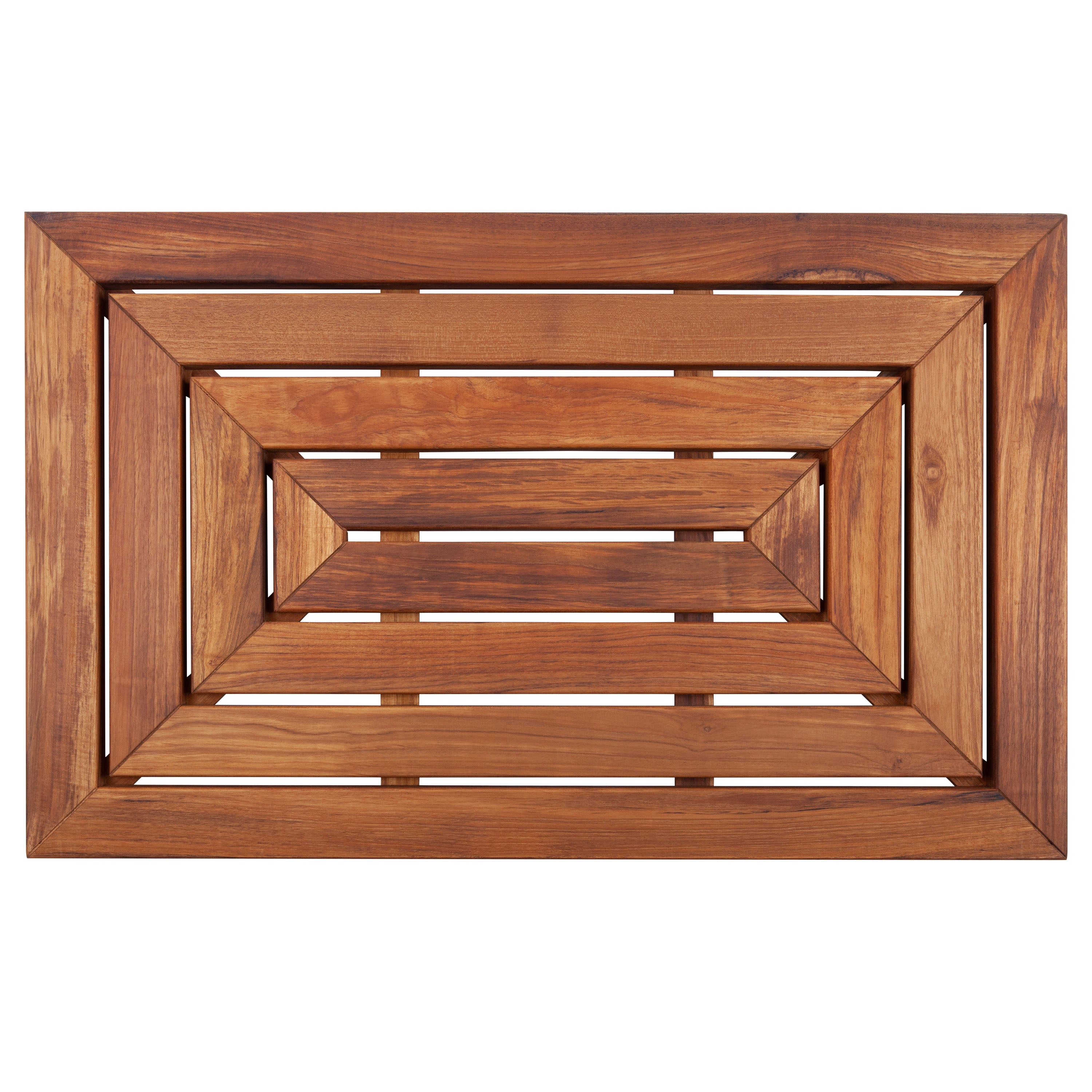 amoraspot Aromi Oiled Teak Shower and Bath Mat 31.4″ x 19.6″