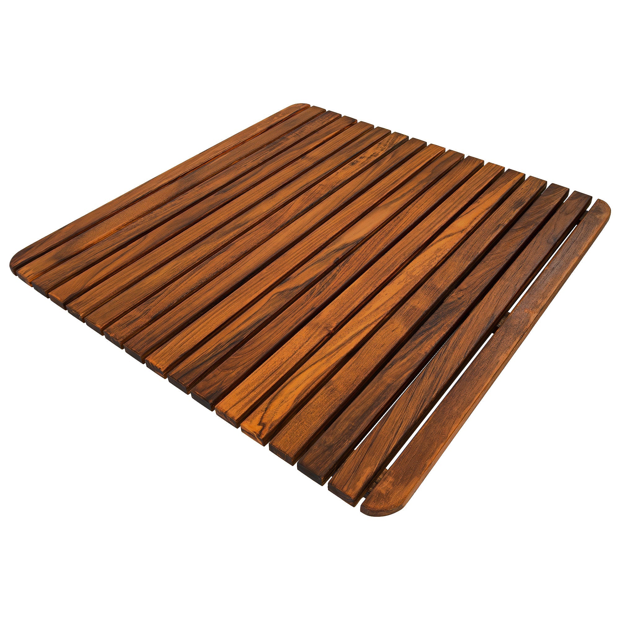 amoraspot Yukon Teak Shower and Bathmat 24" x 24"