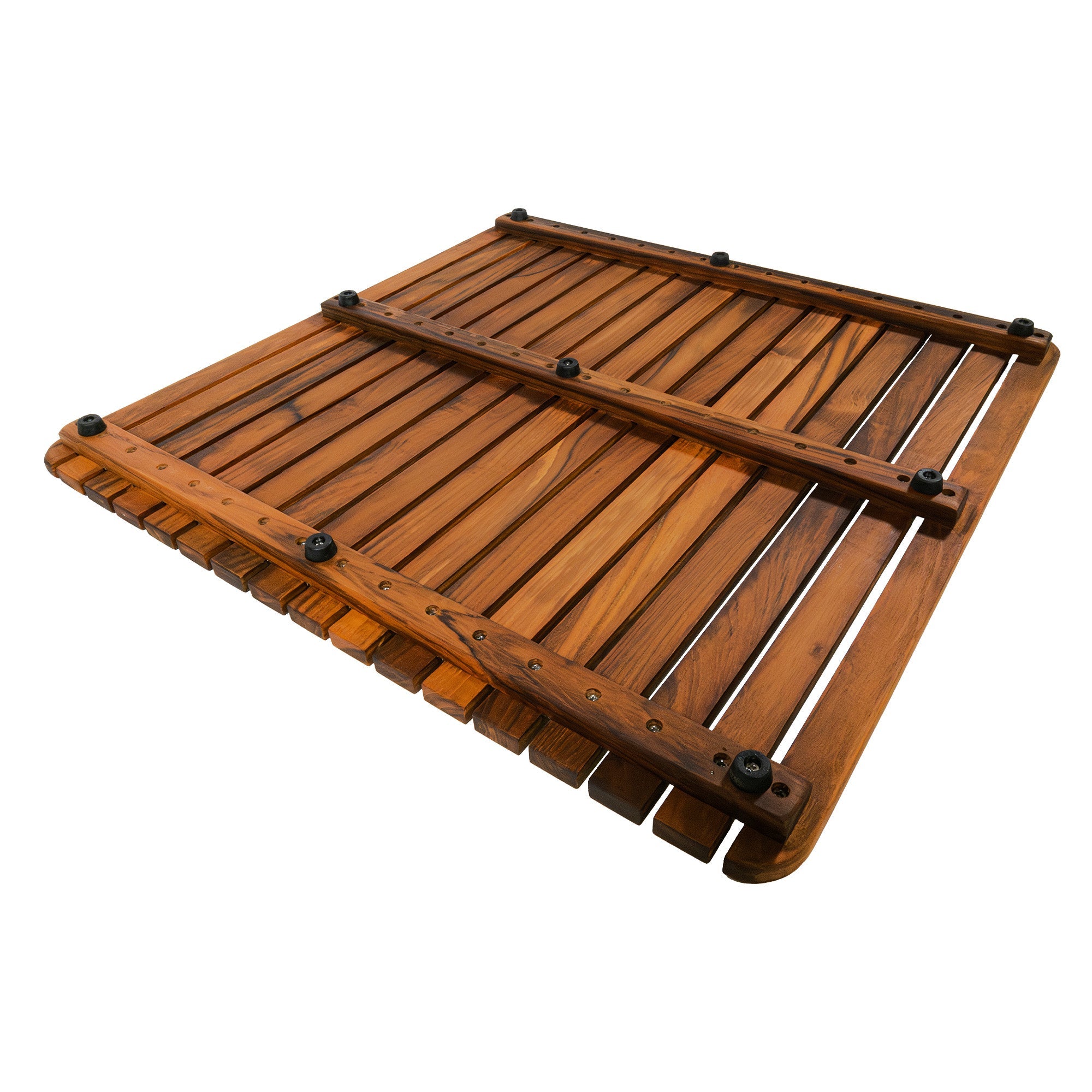 amoraspot Yukon Teak Shower and Bathmat 24" x 24"