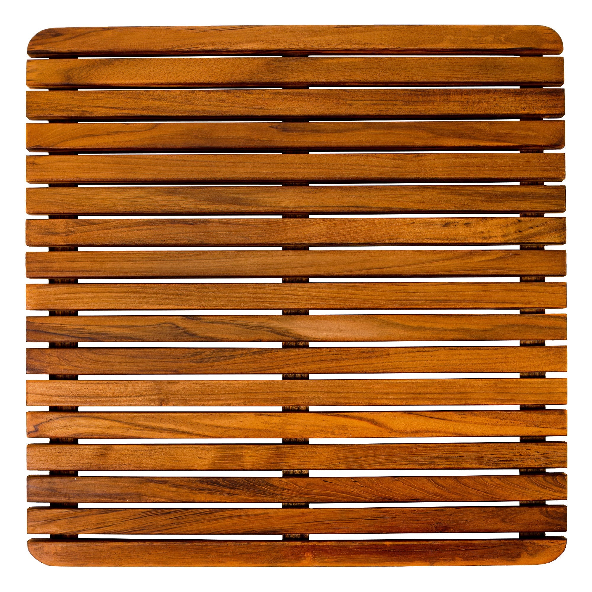 amoraspot Yukon Teak Shower and Bathmat 24" x 24"