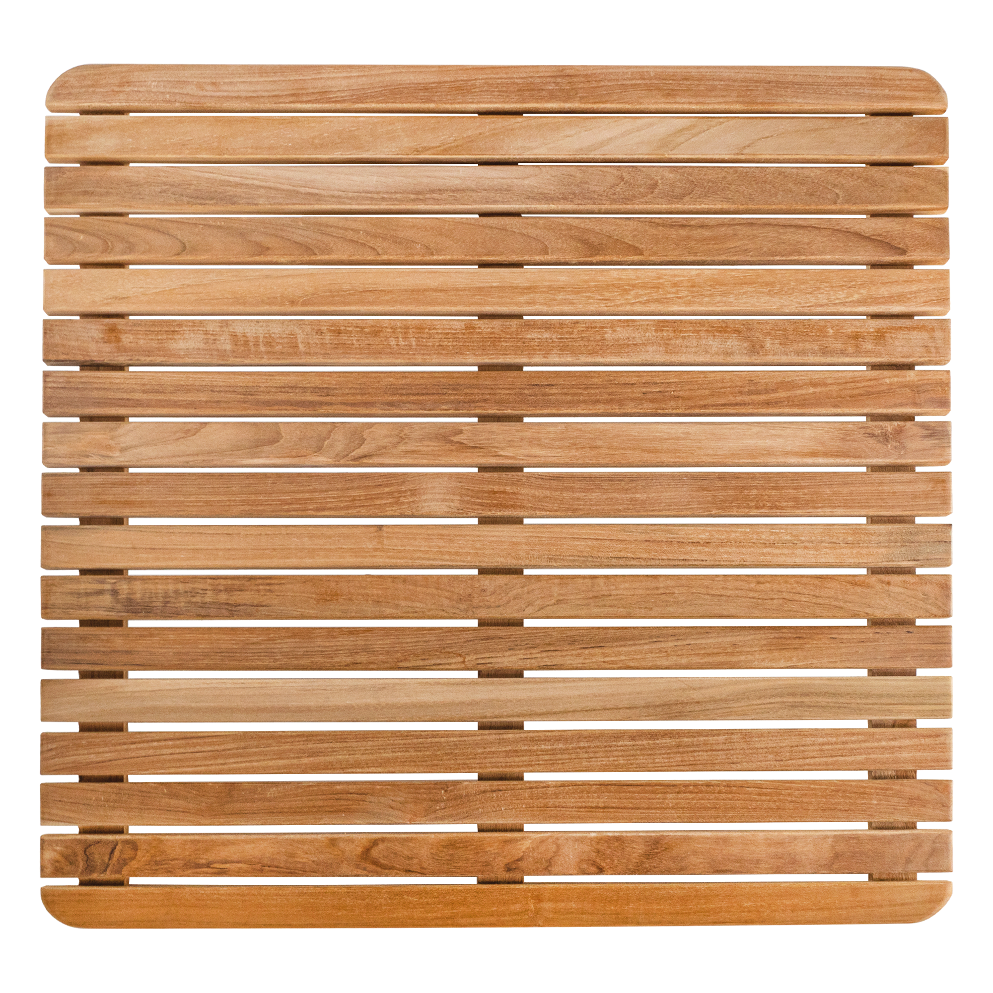 amoraspot Yukon Teak Shower and Bathmat 24" x 24"