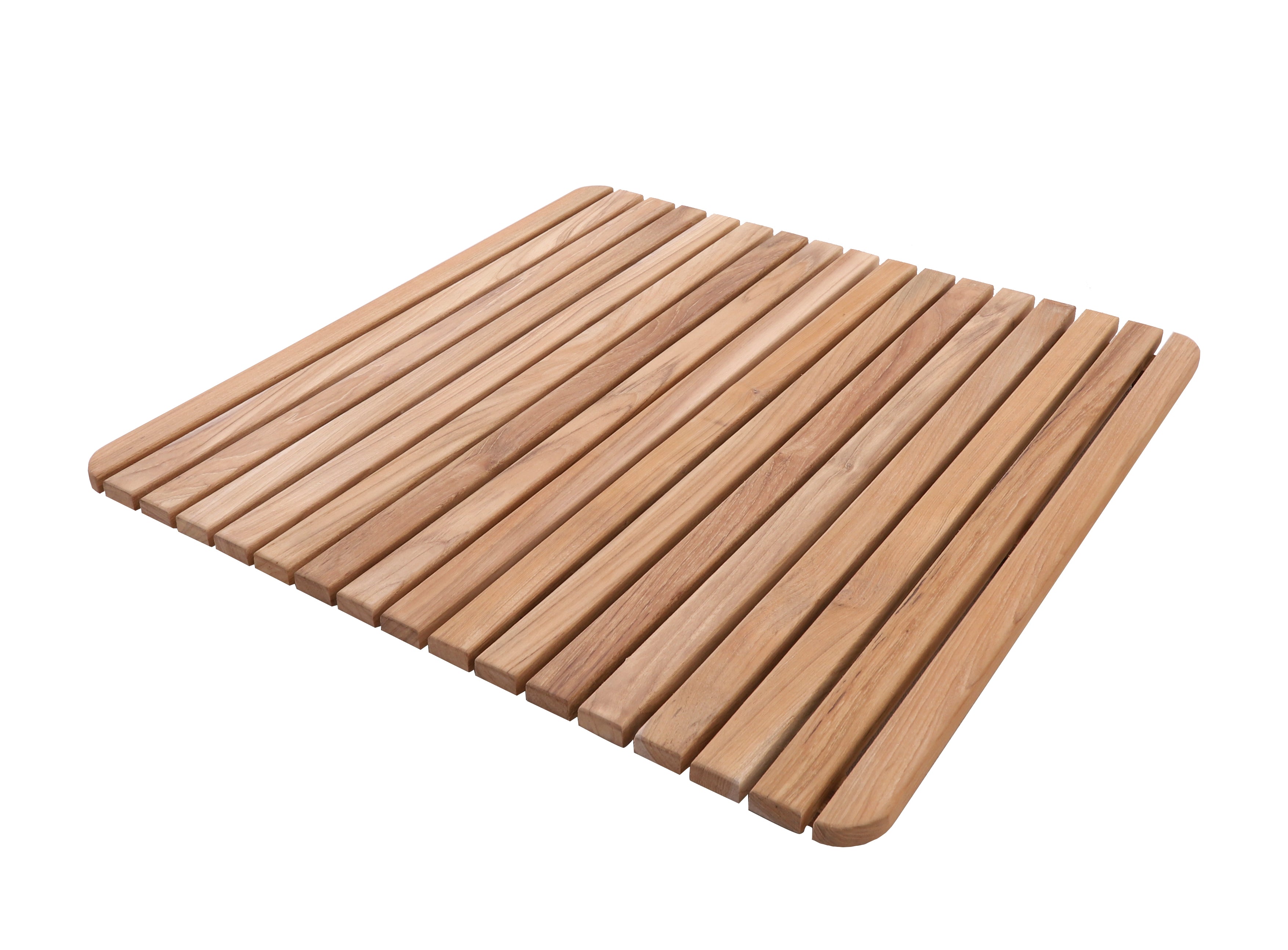 amoraspot Yukon Teak Shower and Bathmat 24" x 24"