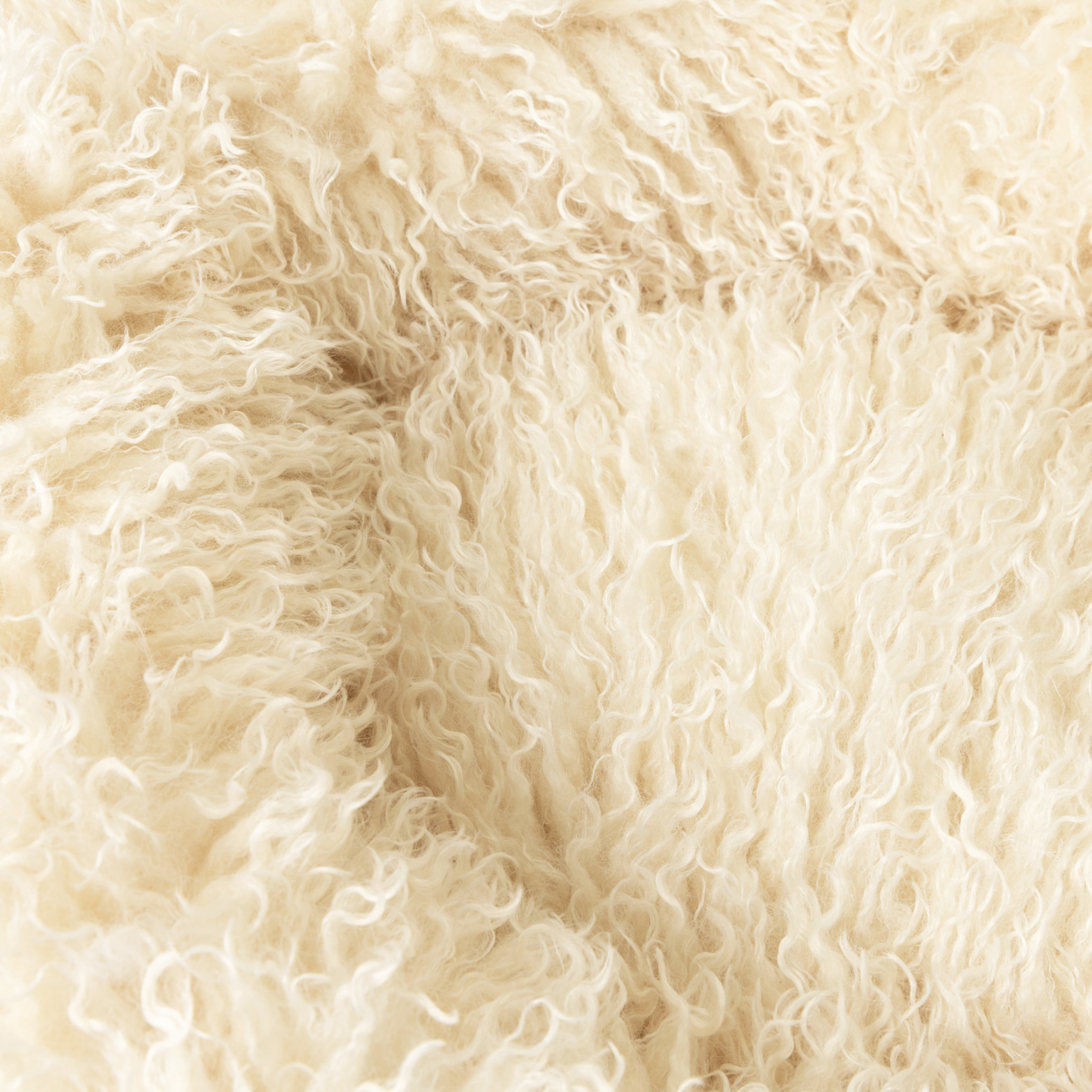 amoraspot Luxe Faux Fur Donut Dog Bed - Plush Sheep Ivory