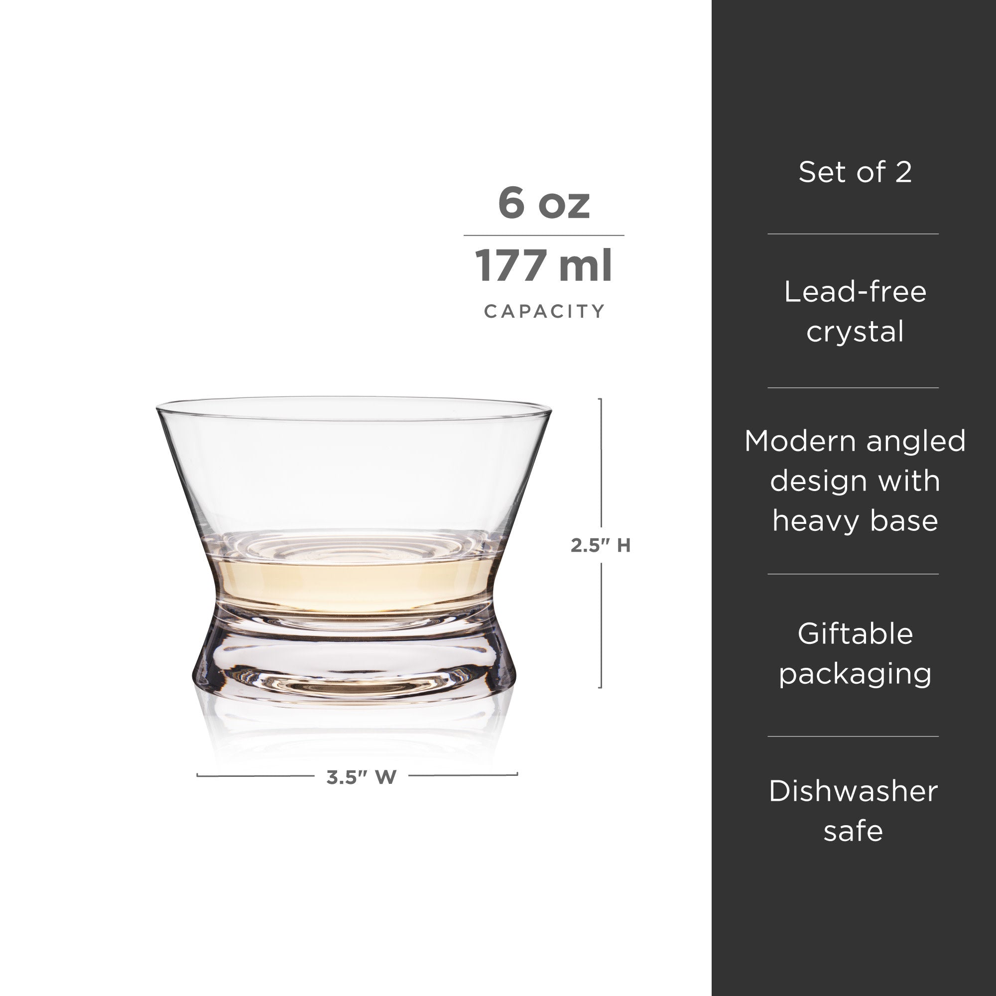 amoraspot Tequila Tasting Glasses