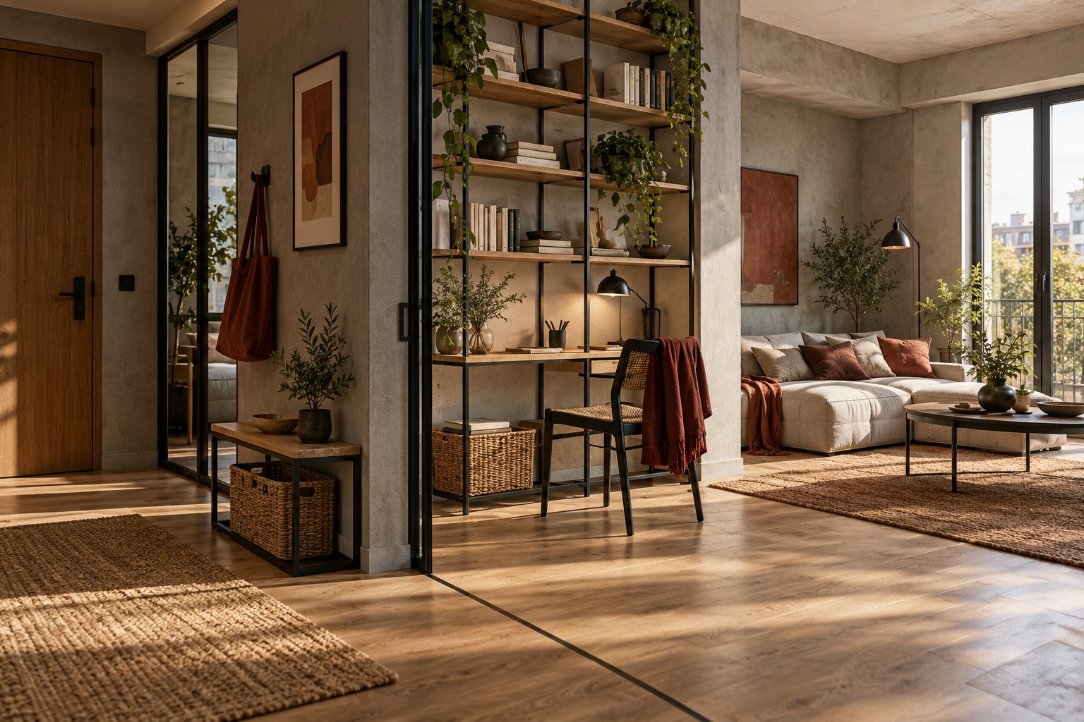 A versatile home with functional storage and space for daily life