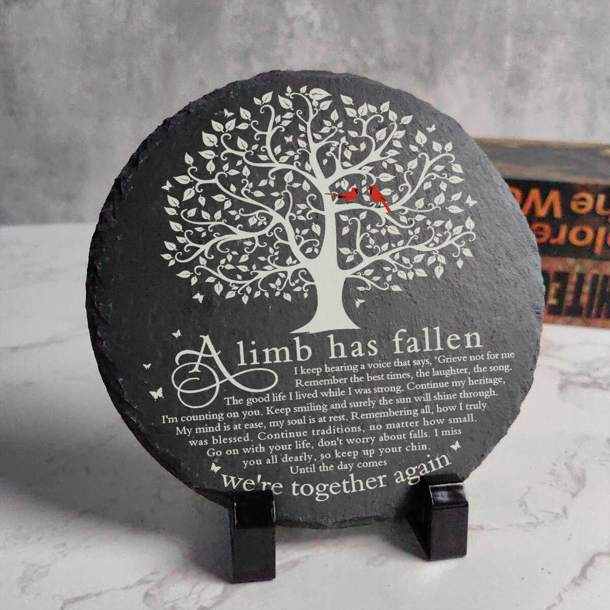 A Limb Has Fallen Memorial Garden Stone