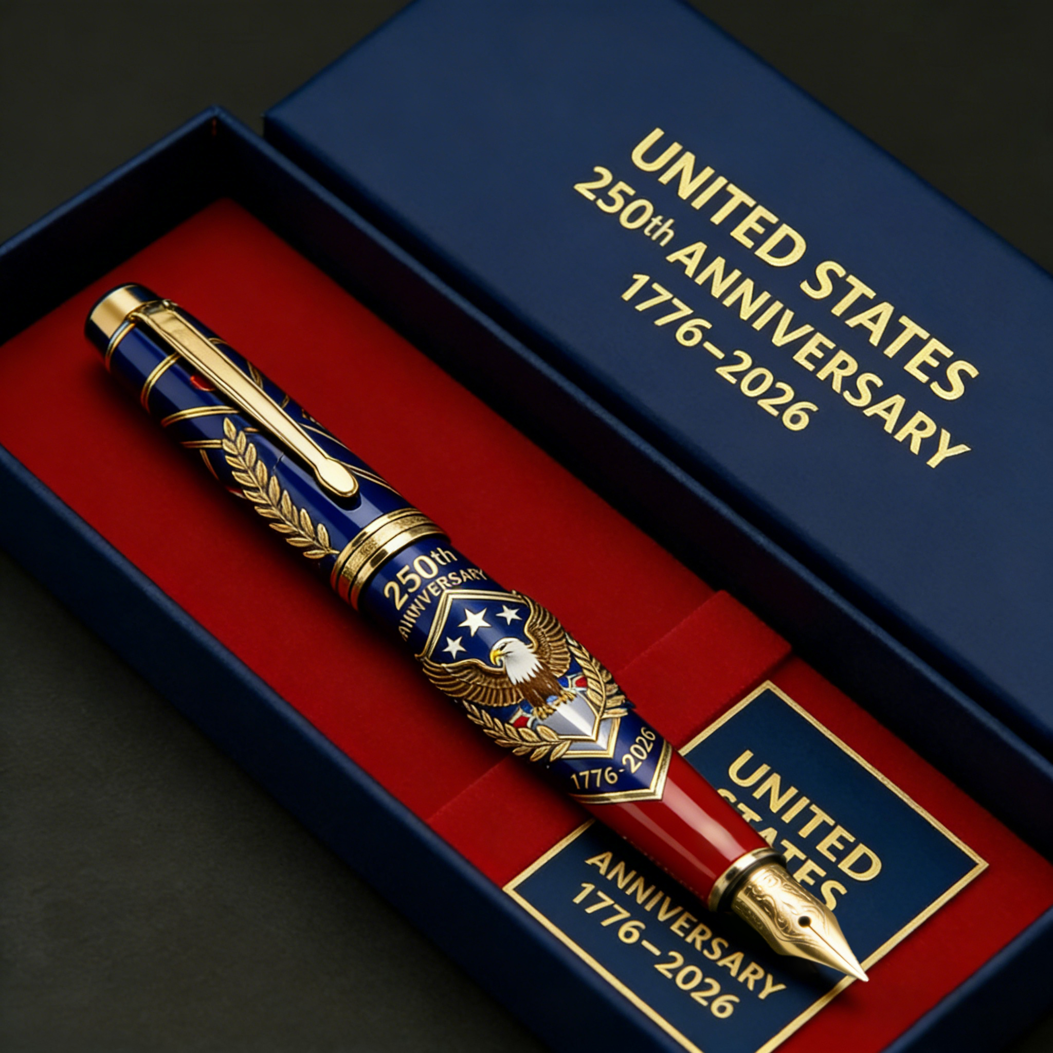 250th U.S. Anniversary Pen & Notebook Set