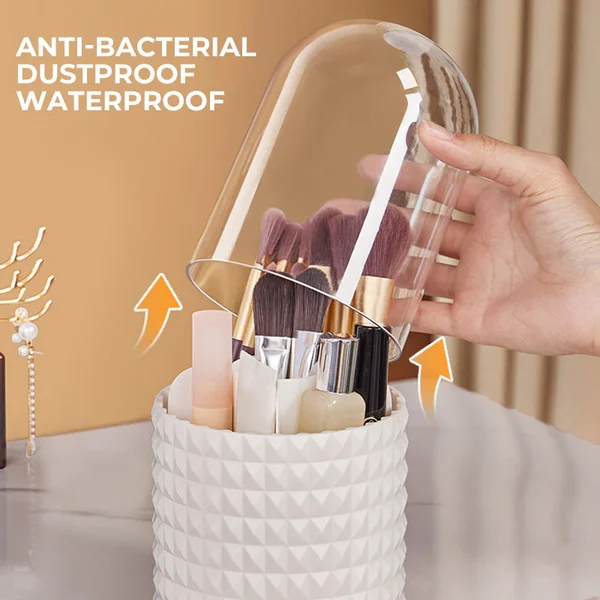 🎅Christmas Hot Sale-🎁360° Rotating Dustproof Large-Capacity Makeup Box