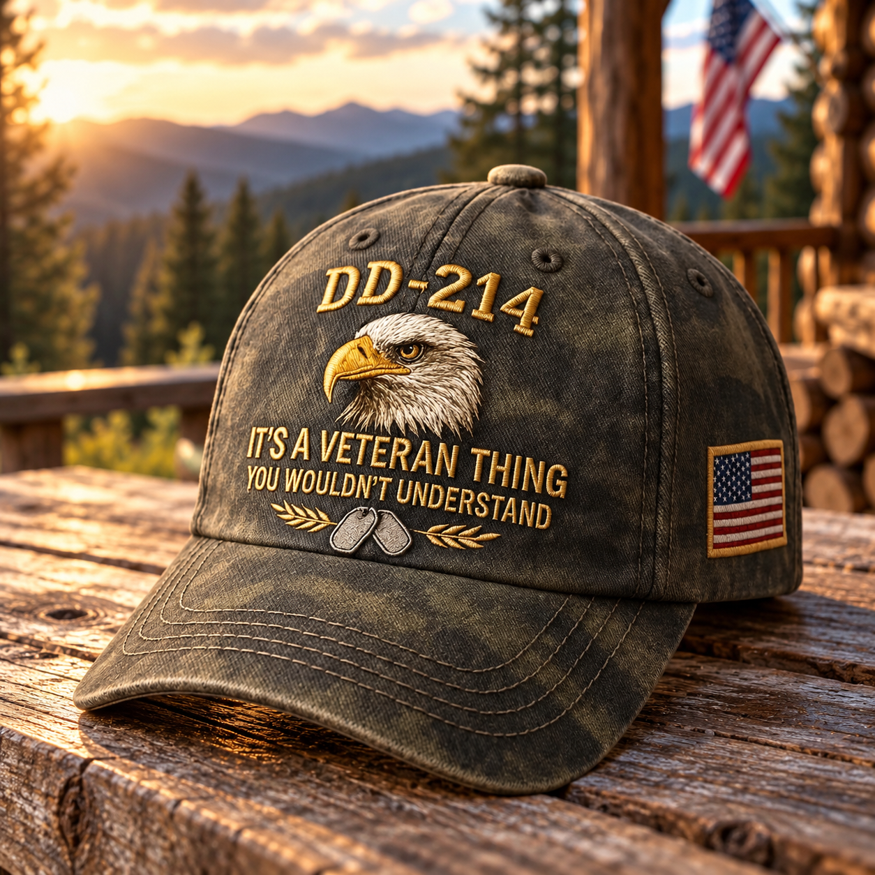 ✨100% Handmade DD-214 Veteran Honor Embroidered Cap(𝐂𝐡𝐚𝐝 𝐒𝐦𝐢𝐭𝐡 𝐇𝐚𝐧𝐝𝐦𝐚𝐝𝐞®)🧢