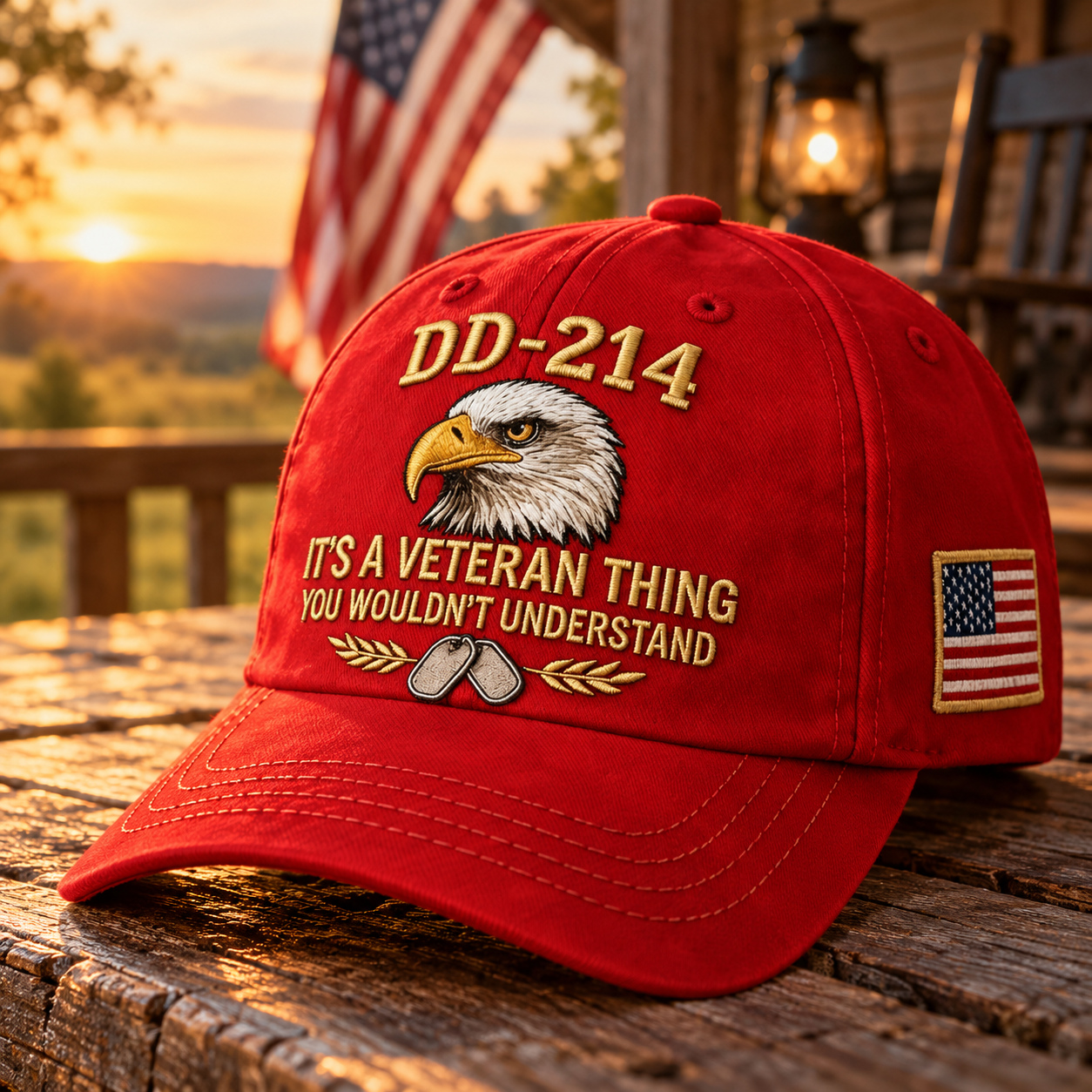 ✨100% Handmade DD-214 Veteran Honor Embroidered Cap(𝐂𝐡𝐚𝐝 𝐒𝐦𝐢𝐭𝐡 𝐇𝐚𝐧𝐝𝐦𝐚𝐝𝐞®)🧢