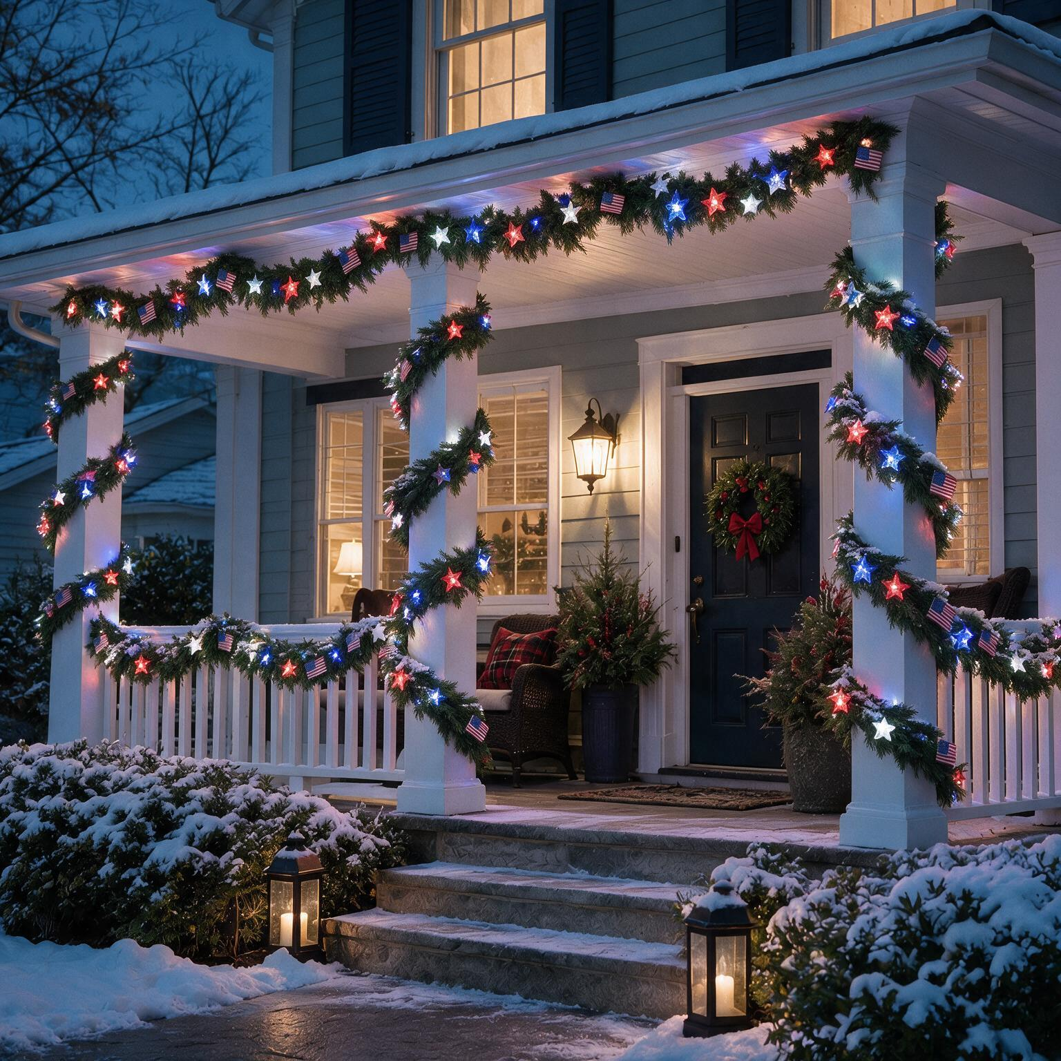 🏆5K+ people purchased it in the past week.💥 Pre-lit Christmas Cedar Garland