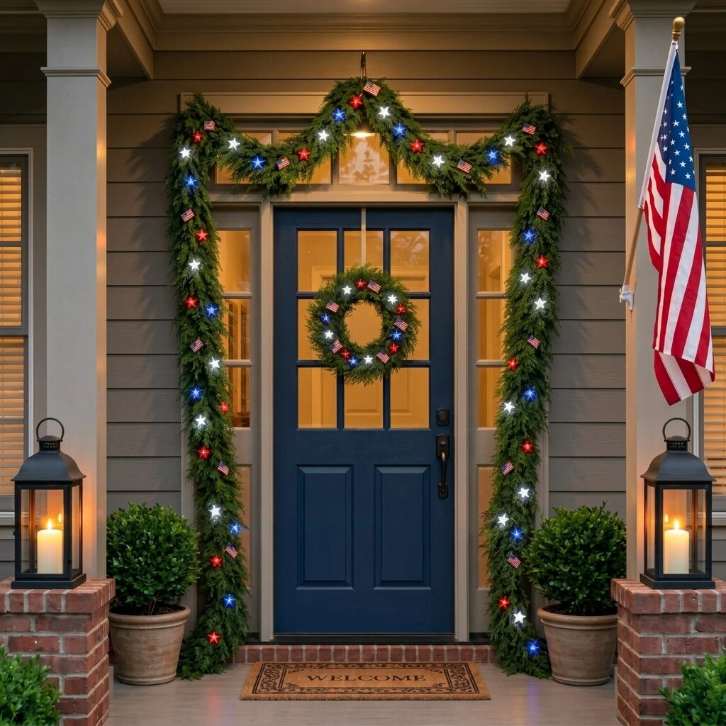 🏆5K+ people purchased it in the past week.💥 Pre-lit Christmas Cedar Garland