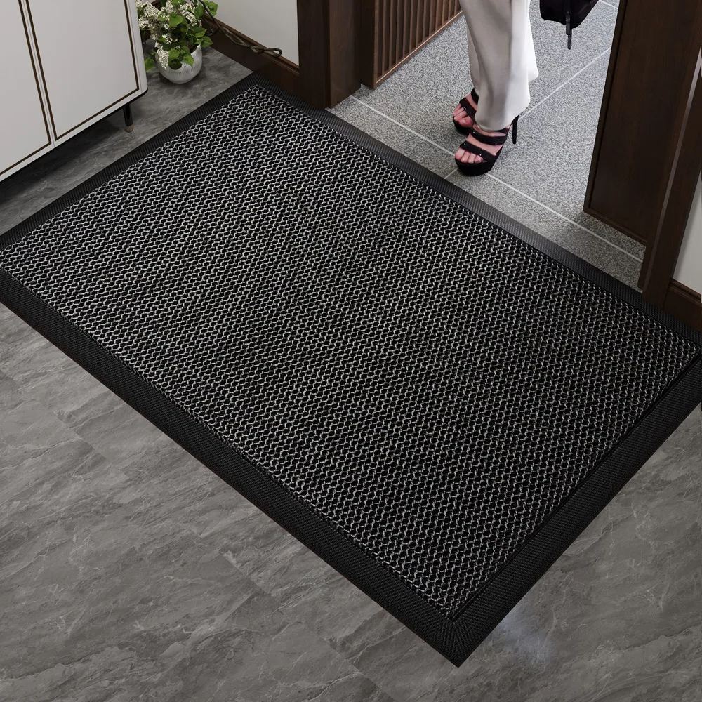 Heavy-Duty 3D Mesh Outdoor Mat with Slip-Resistant, Weatherproof Design, Superior Dirt-Trapping, and Easy Maintenance for a Cleaner, Safer Home Entrance!