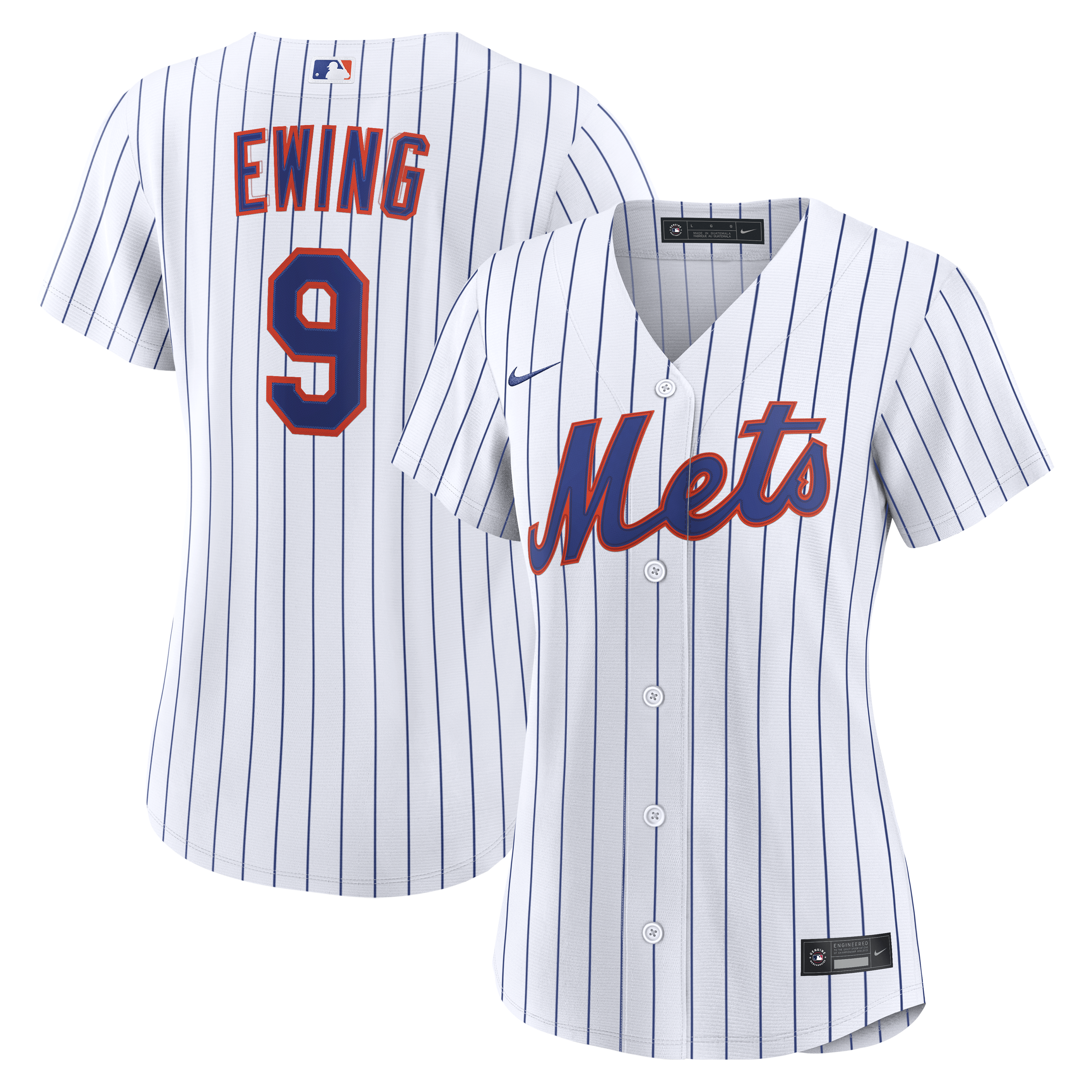 Men's AJ Ewing New York Mets White Home Jersey Player Jers - New York Mets Jersey