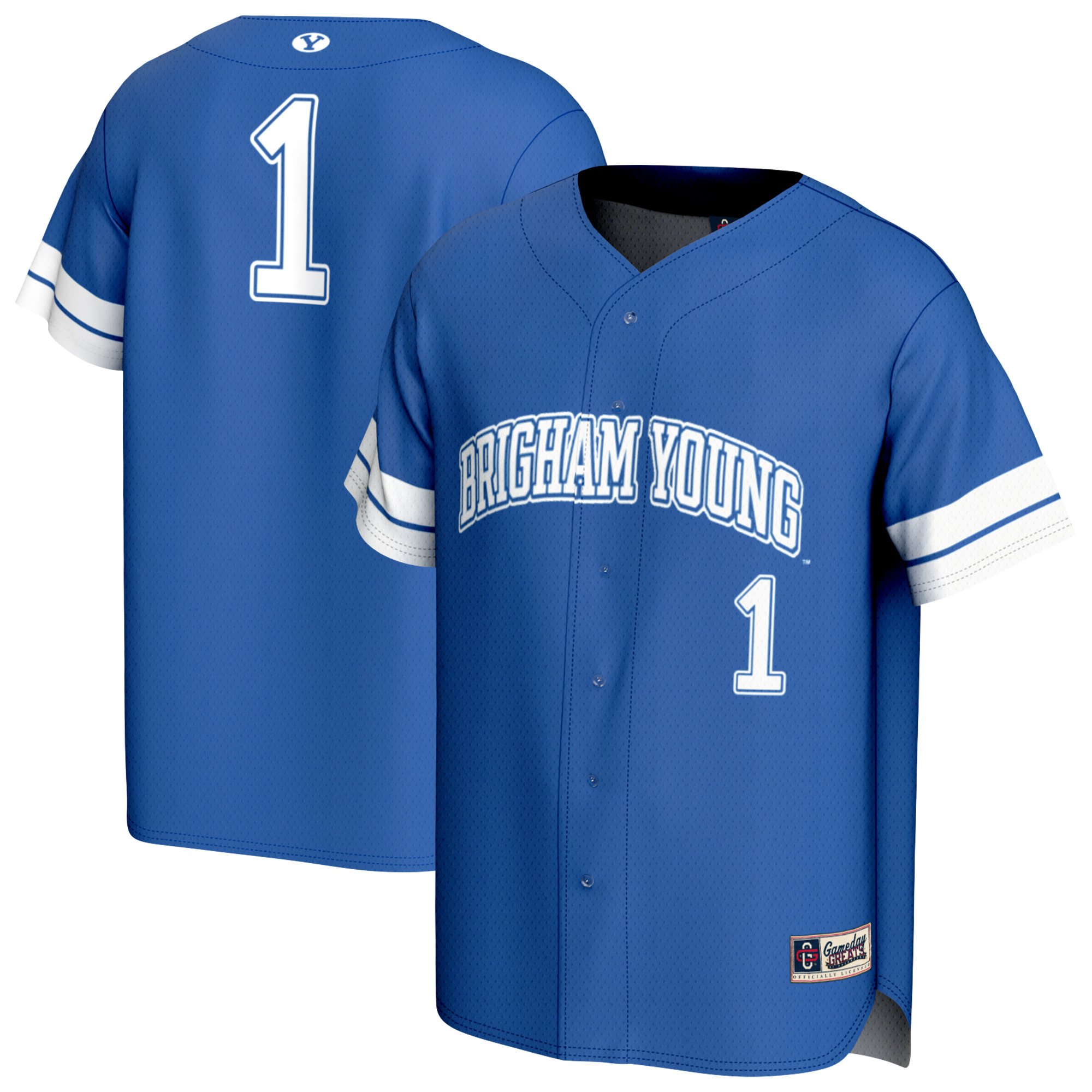 Men's BYU Cougars Royal Lightweight Jersey Custom Name and - BYU Cougars Jersey