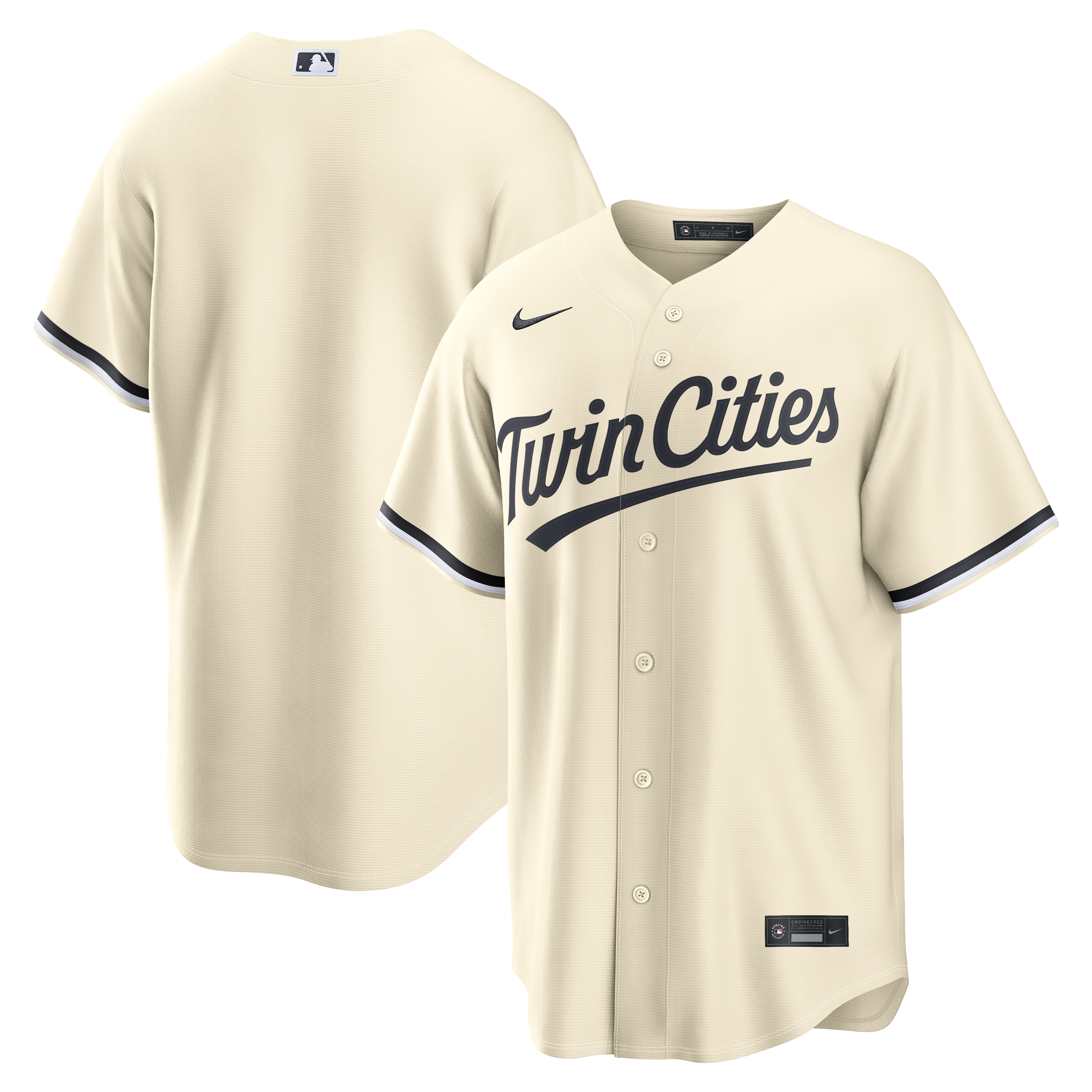 Men's Minnesota Twins Cream Alternate Jersey - Minnesota Twins Jersey