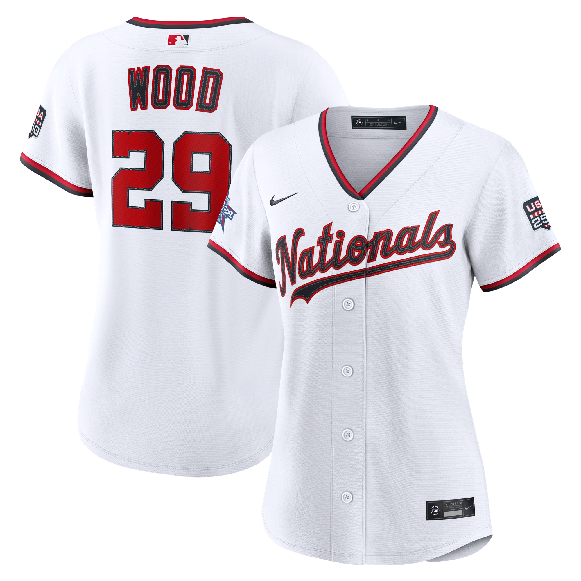 Youth Washington Nationals 2026 White All Star Jersey - Washington Nationals Jersey