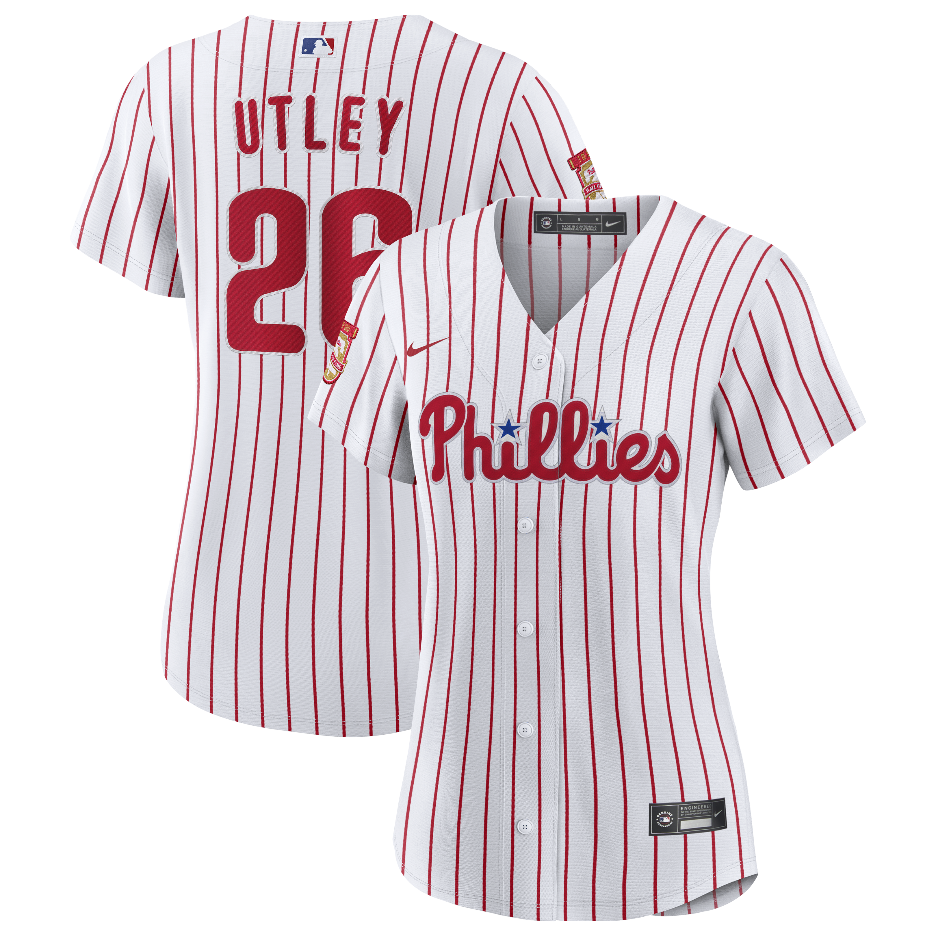 Youth Chase Utley Philadelphia Phillies White Limited Home - Philadelphia Phillies Jersey