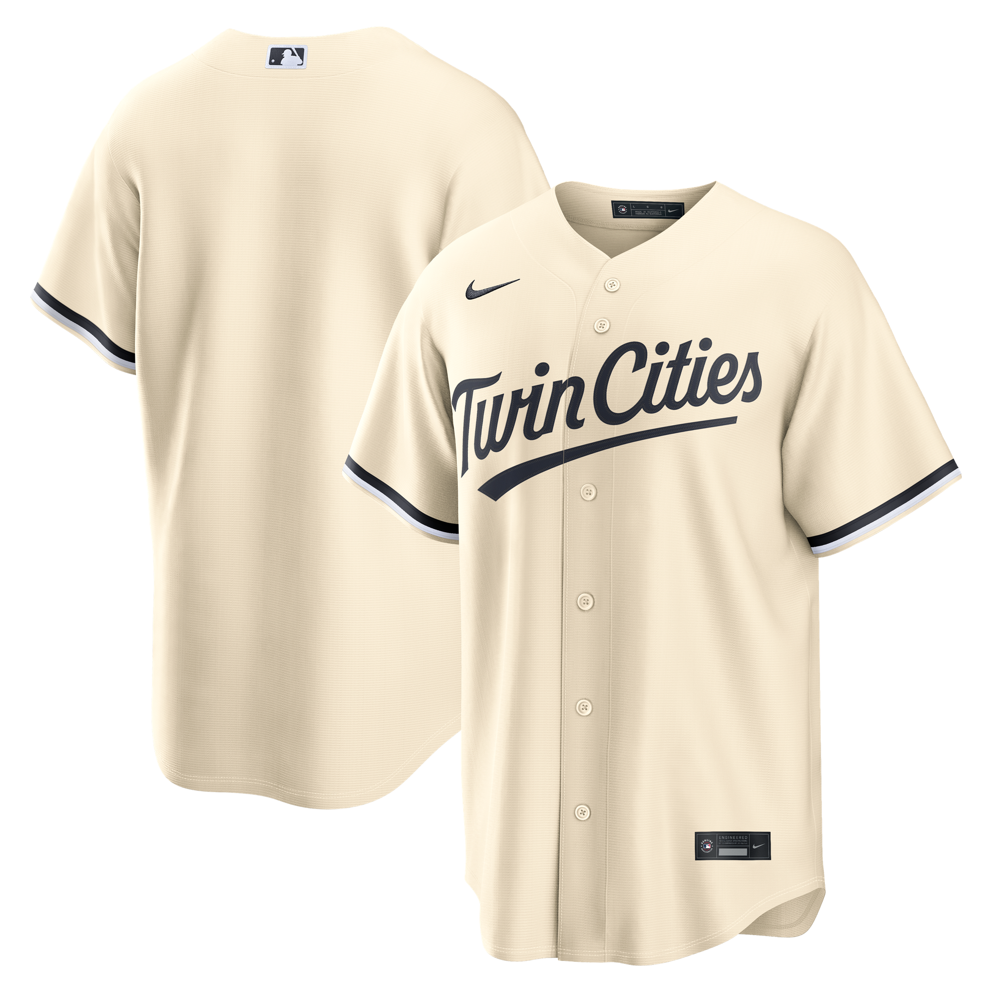 Men's Minnesota Twins Cream Alternate Jersey - Minnesota Twins Jersey