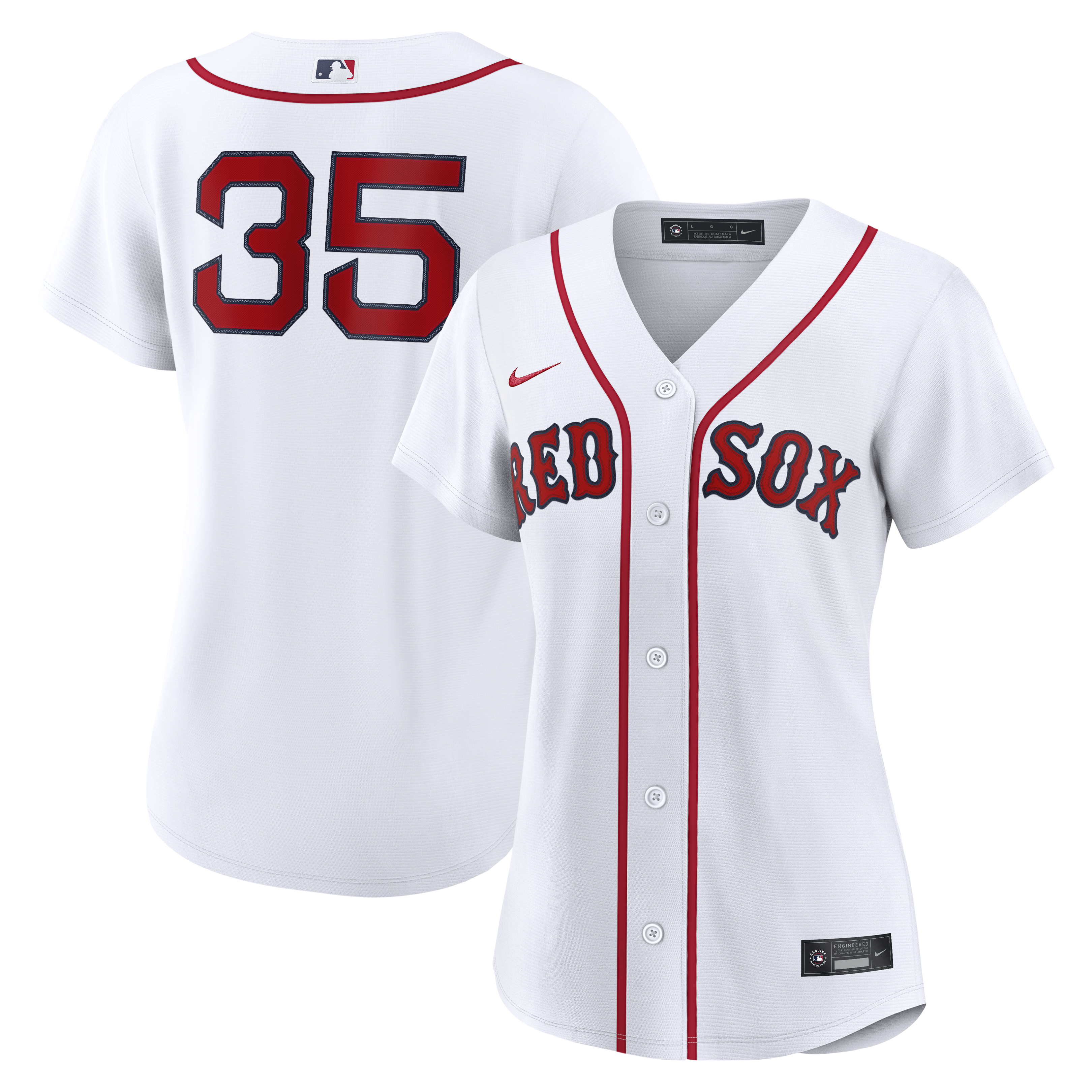 Youth Garrett Crochet Boston Red Sox White Home Jersey Pla - Boston Red Sox Jersey