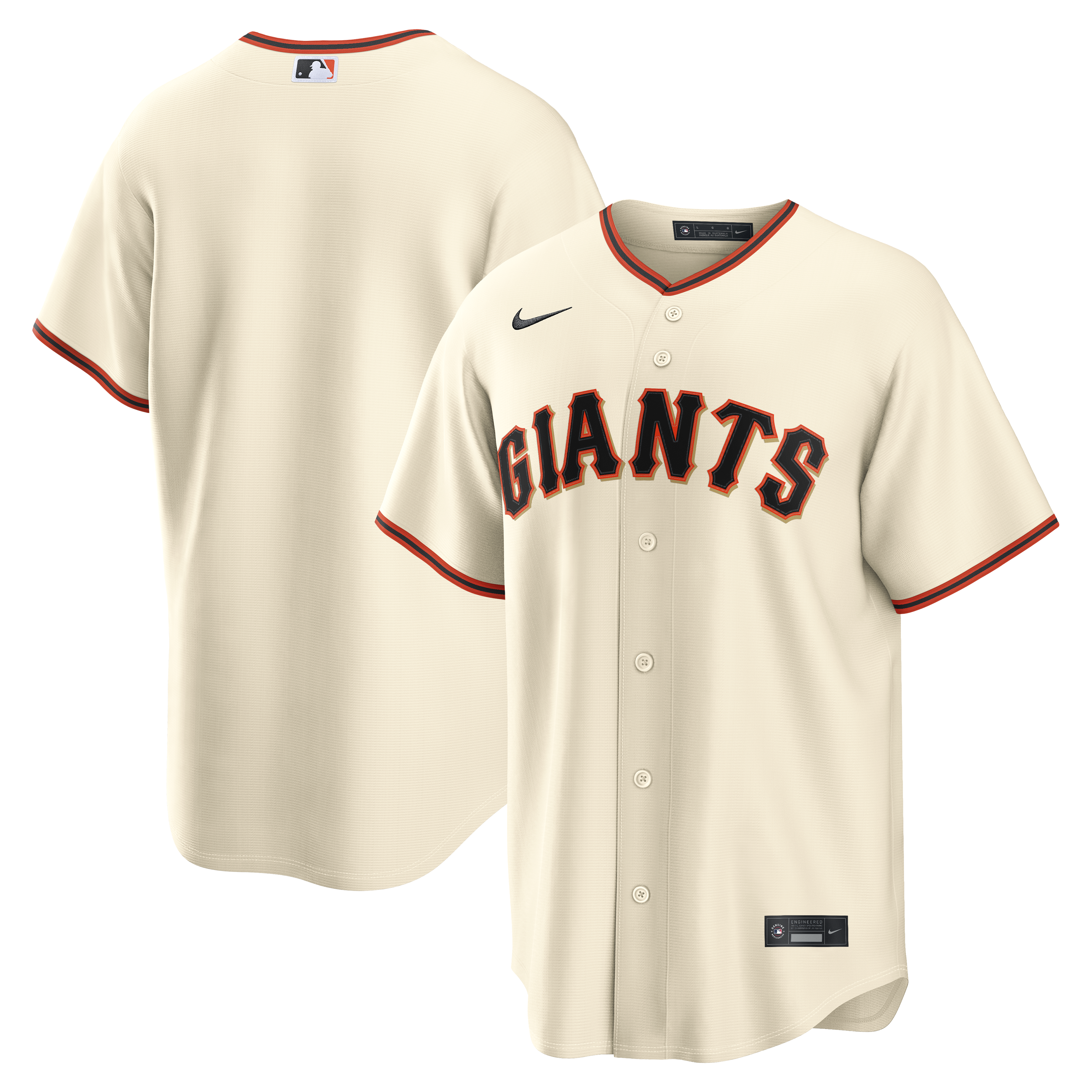 Youth San Francisco Giants Cream Home Jersey - San Francisco Giants Jersey