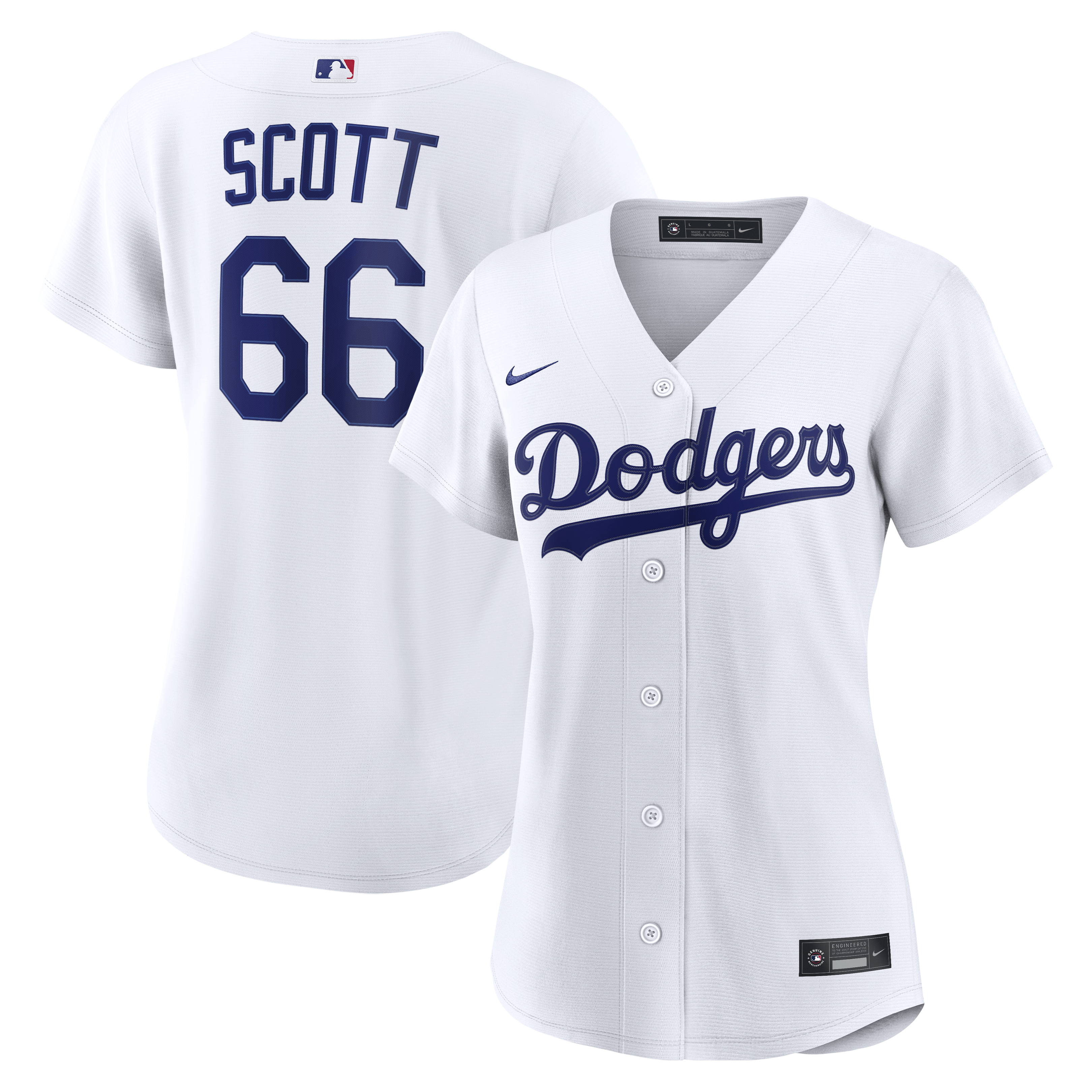 Youth Tanner Scott Los Angeles Dodgers White Home Jersey P - Los Angeles Dodgers Jersey