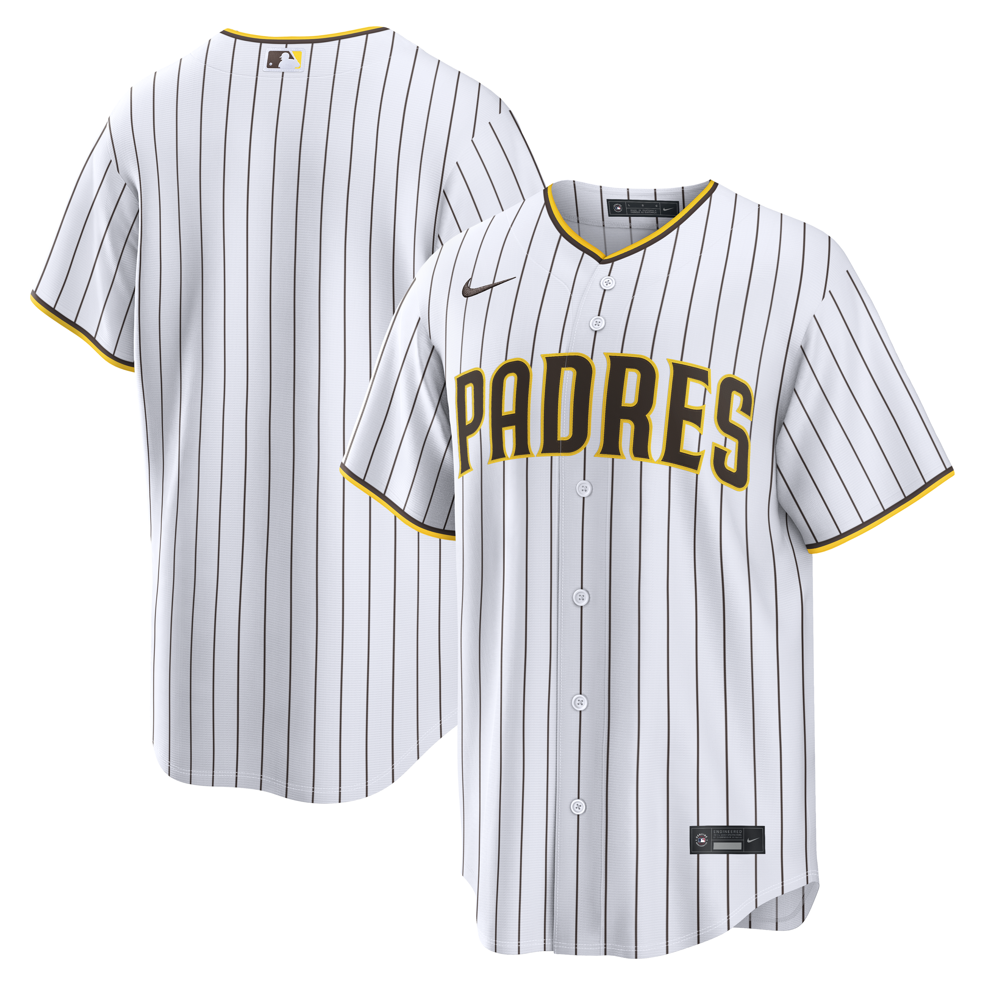 Youth San Diego Padres White Home Jersey - San Diego Padres Jersey