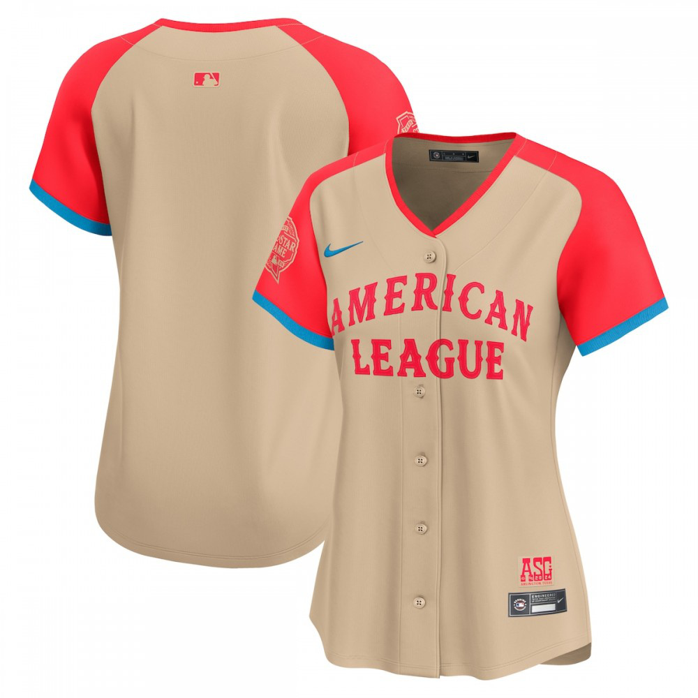 Men's American League 2024 Cream All Star Limited Jersey S - American League Jersey Set