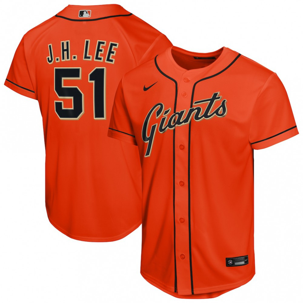 Men's Jung Hoo Lee San Francisco Giants Orange Alternate J - San Francisco Giants Jersey Set