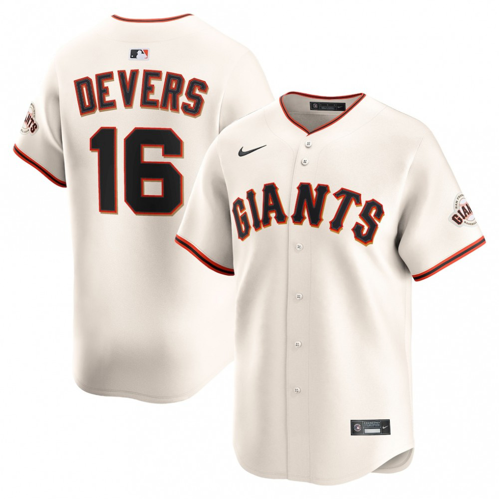 Men's Rafael Devers San Francisco Giants Cream Limited Hom - San Francisco Giants Jersey